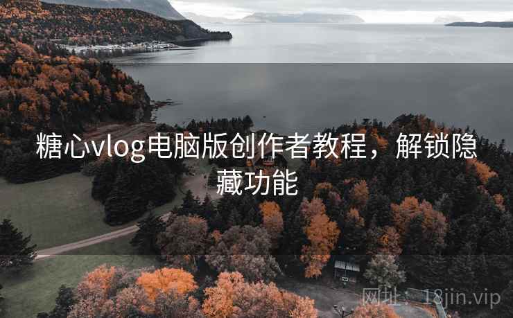 糖心vlog电脑版创作者教程,解锁隐藏功能