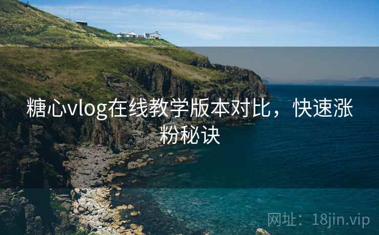 糖心vlog在线教学版本对比,快速涨粉秘诀