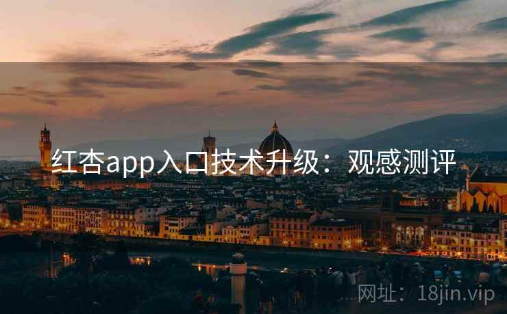 红杏app入口技术升级:观感测评